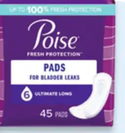 Walmart Depend or Poise Incontinence Products offer