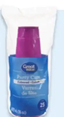 Walmart Great Value Coloured 16-oz Plastic Party Cups offer