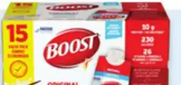 Walmart Boost Vanilla Meal Replacement Drinks offer