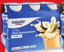 Walmart Equate Regular, High Protein or Diabetic Nutritional Liquid offer