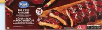 Walmart Great Value Fully Cooked Pork Back Ribs offer