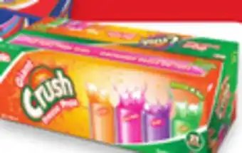 Walmart Crush Giant Freeze Pops offer