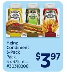 Walmart Heinz Condiment 3-Pack offer