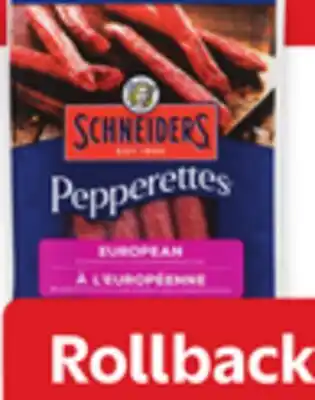 Walmart Schneiders Pepperettes offer
