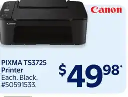 Walmart PIXMA TS3725 Printer offer