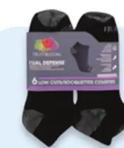 Walmart Men's Dual Defense Socks 6-Pack offer