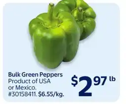 Walmart Bulk Green Peppers offer