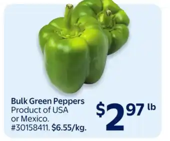 Walmart Bulk Green Peppers offer