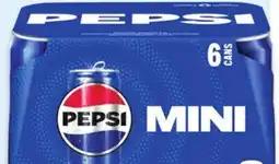 Walmart Pepsi Mini Cans offer