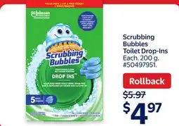 Walmart Scrubbing Bubbles Toilet Drop-Ins offer