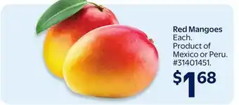 Walmart Red Mangoes offer