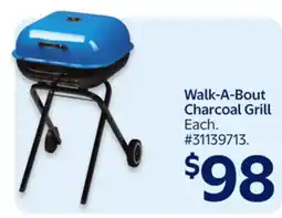 Walmart Walk-A-Bout Charcoal Grill offer