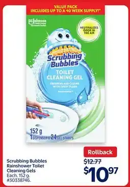 Walmart Scrubbing Bubbles Rainshower Toilet Cleaning Gels offer