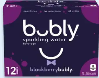Walmart bubly Blackberry Sparkling Water Beverage offer