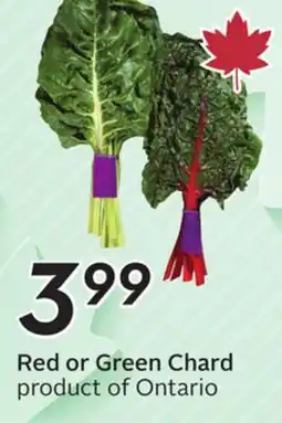 Sobeys Red or Green Chard offer
