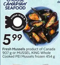 Sobeys Fresh Mussels offer