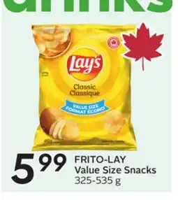 Sobeys FRITO-LAY Value Size Snacks offer