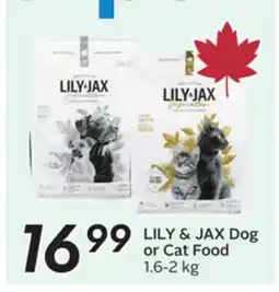 Sobeys LILY & JAX Dog or Cat Food offer