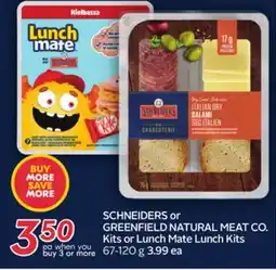 Sobeys SCHNEIDERS or GREENFIELD NATURAL MEAT CO. Kits offer