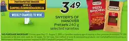 Sobeys SNYDER'S OF HANOVER Pretzels offer