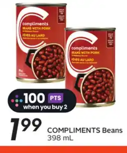 Sobeys COMPLIMENTS Beans offer