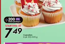 Sobeys Cupcakes offer