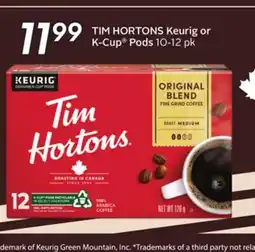 Sobeys TIM HORTONS Keurig or K-Cup Pods offer