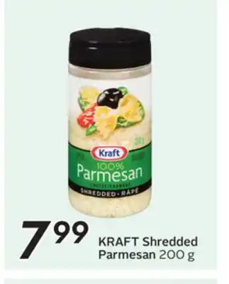 Sobeys KRAFT Shredded Parmesan offer