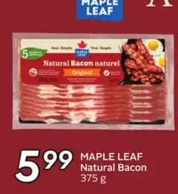 Sobeys MAPLE LEAF Natural Bacon offer