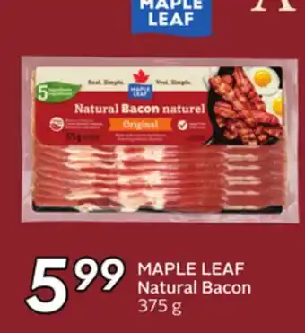 Sobeys MAPLE LEAF Natural Bacon offer