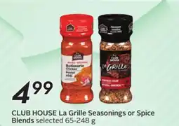 Sobeys CLUB HOUSE La Grille Seasonings or Spice Blends offer