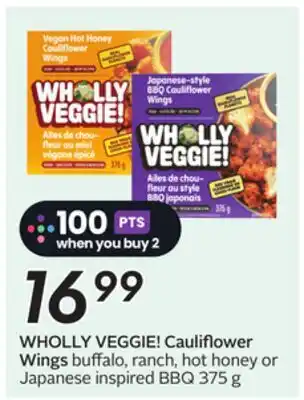 Sobeys WHOLLY VEGGIE! Cauliflower Wings offer