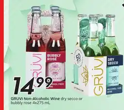 Sobeys GRUVI Non-Alcoholic Wine offer