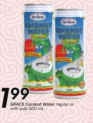 Sobeys GRACE Coconut Water offer
