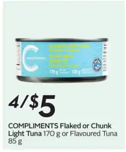 Sobeys COMPLIMENTS Flaked or Chunk Light Tuna offer