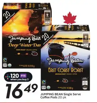 Sobeys JUMPING BEAN Single Serve Coffee Pods offer