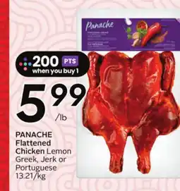 Sobeys PANACHE Flattened Chicken offer