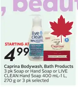 Sobeys Caprina Bodywash, Bath Products offer