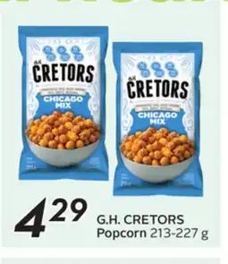 Sobeys G. H. CRETORS Popcorn offer