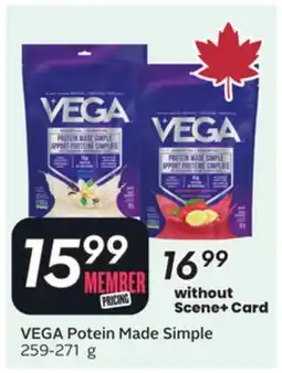Sobeys VEGA Potein Made Simple offer