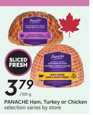 Sobeys PANACHE Ham, Turkey or Chicken offer