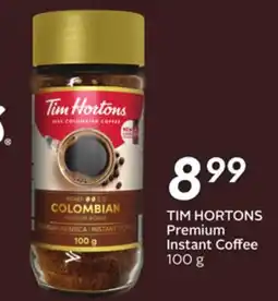 Sobeys TIM HORTONS Premium Instant Coffee offer