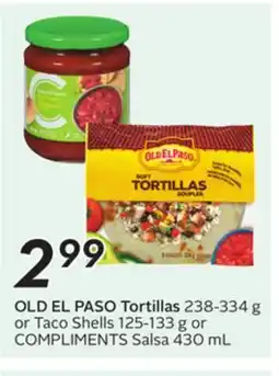 Sobeys OLD EL PASO Tortillas offer