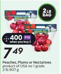 Sobeys Peaches, Plums or Nectarines offer