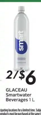 Sobeys GLACEAU Smartwater Beverages offer