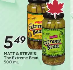 Sobeys MATT & STEVE'S The Extreme Bean offer