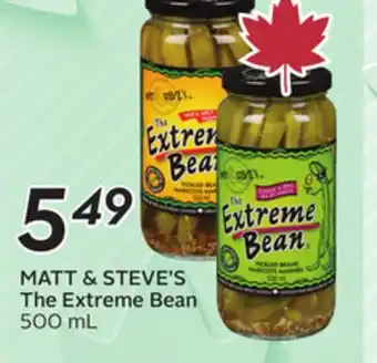 Sobeys MATT & STEVE'S The Extreme Bean offer