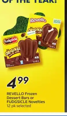 Sobeys REVELLO Frozen Dessert Bars or FUDGSICLE Novelties offer