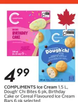Sobeys COMPLIMENTS Ice Cream offer