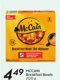 Sobeys MCCAIN Breakfast Bowls offer